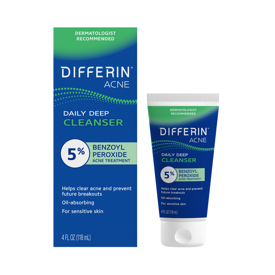 Differin Daily Deep Cleanser 5% Benzoyl Peroxide