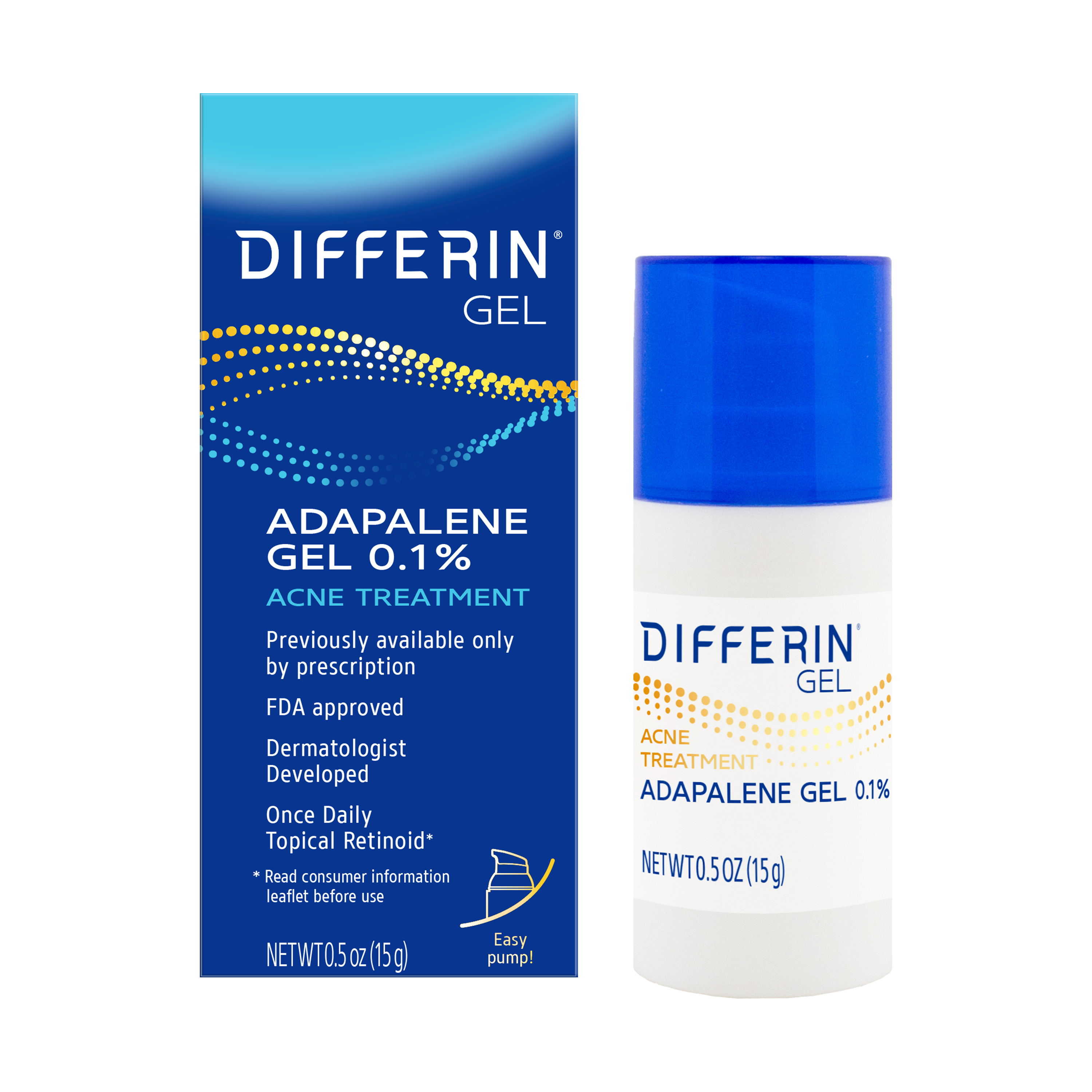 Differin Retinoid Adapalene Gel 0.1%