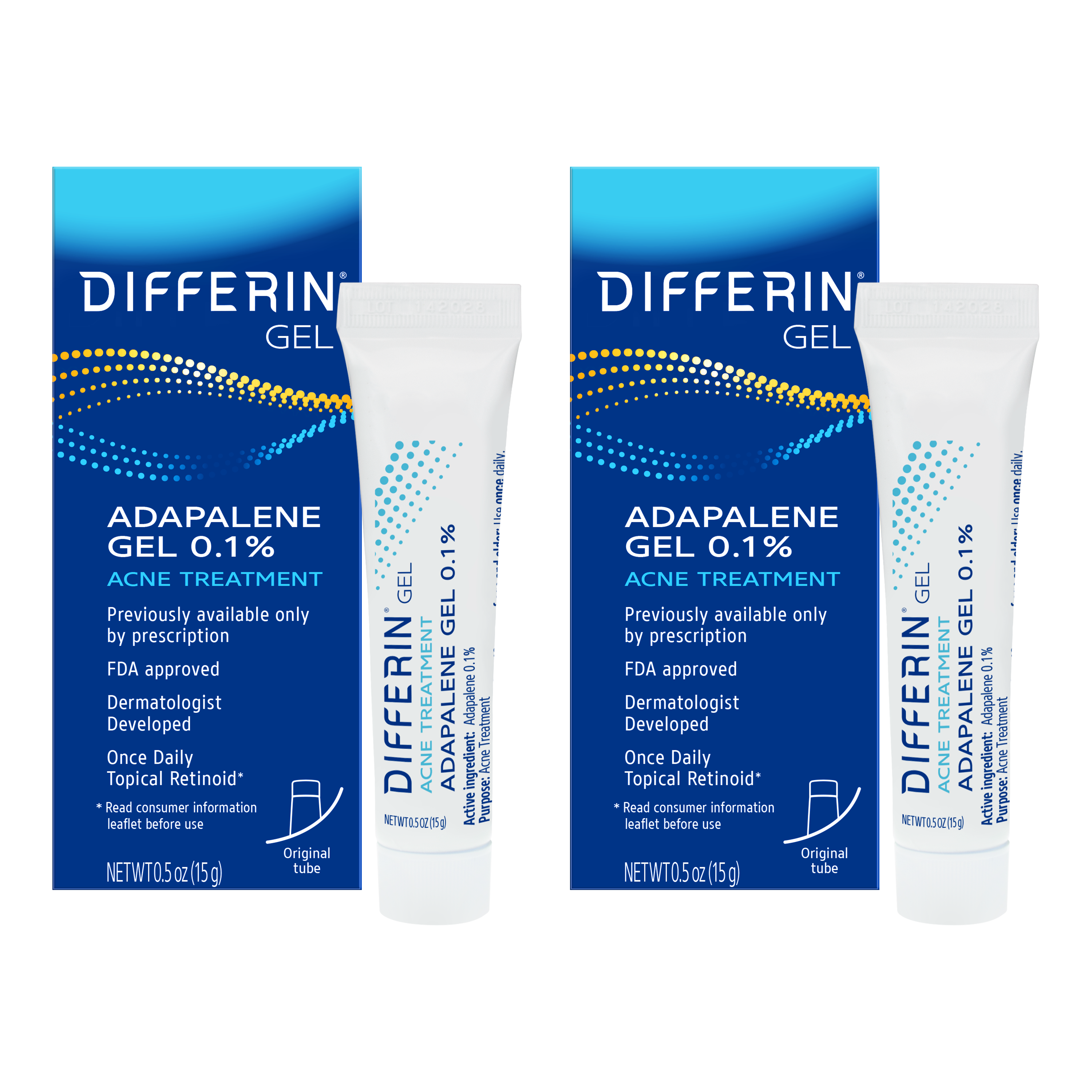 Differin Retinoid Adapalene Gel 0.1%