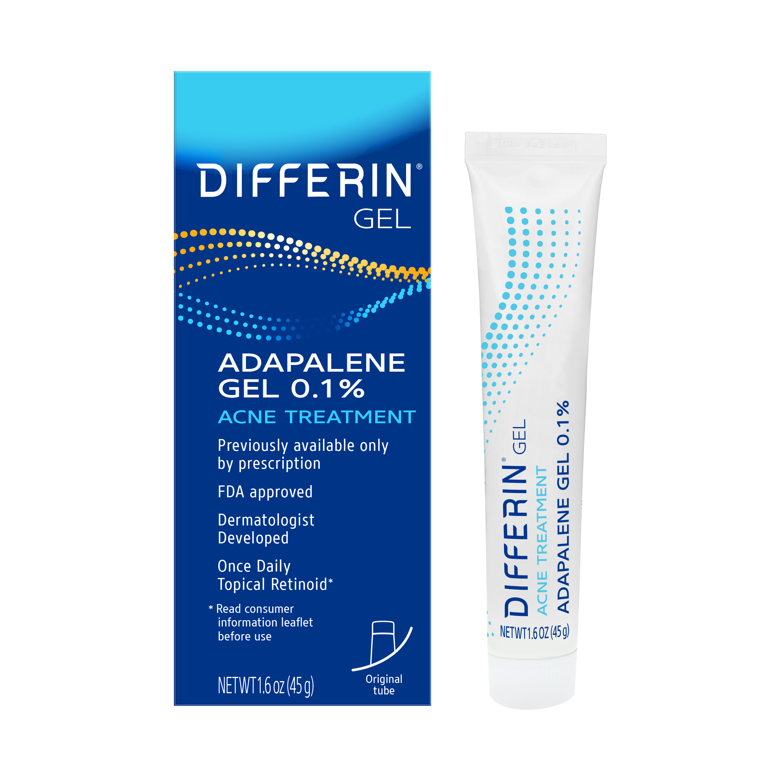 Differin Retinoid Adapalene Gel 0.1%