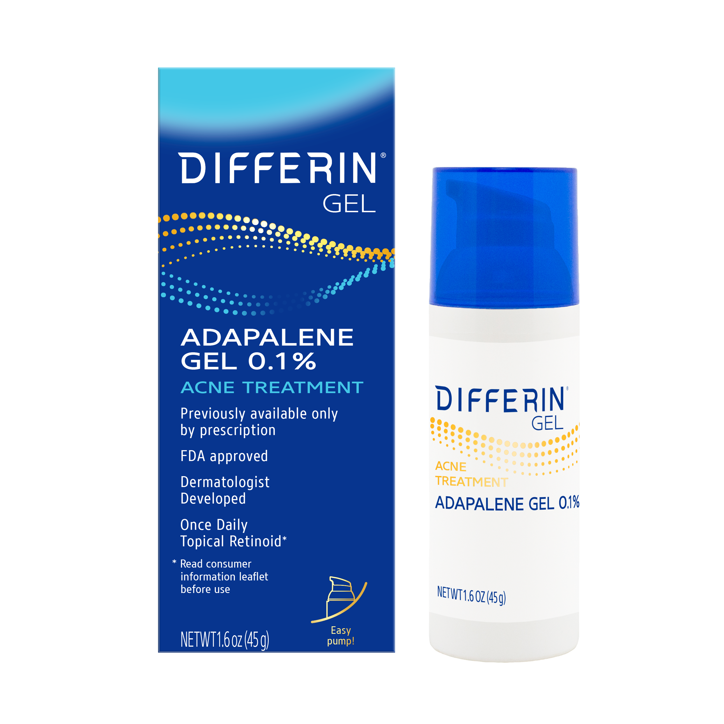 Differin Retinoid Adapalene Gel 0.1%